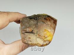 Amber raw stone 305g natural baltic rock m19
