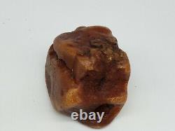 Amber raw stone 332g natural baltic rock e28