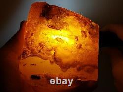 Amber raw stone 364g natural baltic rock m26