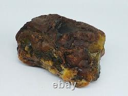 Amber raw stone 381g natural baltic rock k11