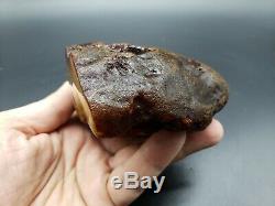 Amber raw stone 400g natural baltic rock h70