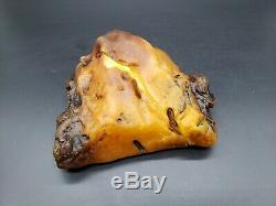 Amber raw stone 429g natural baltic rock j28