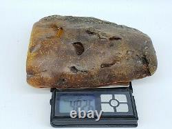 Amber raw stone 482g natural baltic rock l26