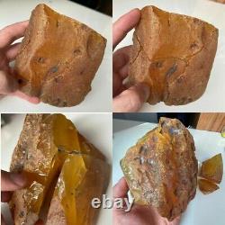 Amber raw stone 633g natural baltic rock 16