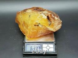 Amber raw stone 633g natural baltic rock 16