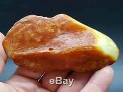 Amber raw stone 68.1g natural baltic rock k17