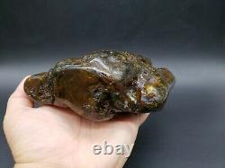 Amber raw stone 862g natural baltic rock b2