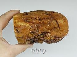 Amber raw stone 895g natural baltic rock l27