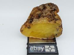 Amber raw stone 895g natural baltic rock l27