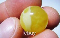 Amber stone Natural baltic Amber stone round collectors gemstone amber 3.07gr