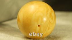 Antique Baltic Amber Single Big Bead 8 Grams Necklace Bracelet Bead From Europe