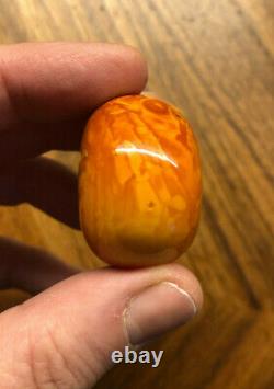 Antique Baltic Amber Tibetan DONUT butterscotch Exclusive 100% Natural 23,21g