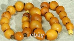 Antique Baltic Natural Amber Collectible Necklace 53 G Fedex Shipping