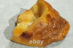 Antique Baltic Natural Amber Stone 107 Grams Fedex Fast Shipping