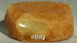 Antique Baltic Natural Amber White Yellow Class Colour Stone From Europe