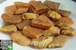 Antique Baltic natural amber raw stones 300 g. NO IMPORT CUSTOMS TAX WORLDWIDE