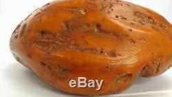 Antique Baltic natural big amber stone 873 grams! VERY RARE