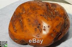 Antique Baltic natural huge, big and rare amber stone 873 grams
