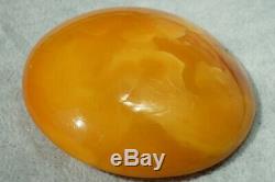 Antique Baltic states rare amber pendant 39 grams