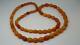 Antique Butterscotch Baltic Amber Bead Necklace 100% Natural 30 Inch, 36g