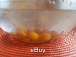 Antique Egg Yolk Butterscotch Natural Baltic Amber Necklace Bernstein