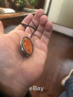 Antique, Natural Baltic Amber 20.5 gr Pendant