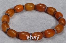 Antique Natural Baltic Amber Bracelet Authentic Beads Amber Treasure Asset