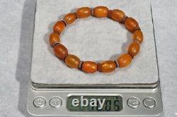 Antique Natural Baltic Amber Bracelet Authentic Beads Amber Treasure Asset