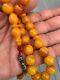 Antique Natural Baltic Amber Kahraman Islamic Prayer Beads 35g Very Rare