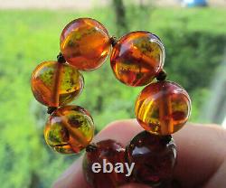 Antique Natural Baltic Amber Necklace 60g