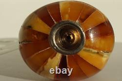 Antique Natural Baltic Amber Old Cigarette Smoking Pipe 36 G. Dhl Fast Shipping