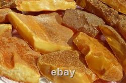 Antique Natural Baltic Amber Stones 224 Grams Fedex Fast Shipping