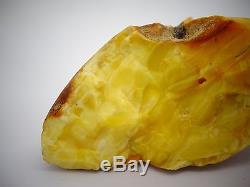 Antique Natural Baltic Egg Yolk Butterscotch Amber 135.2 Grams