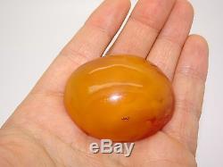 Antique Natural Baltic Egg Yolk Butterscotch Amber 20.5 Grams