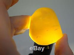 Antique Natural Baltic Egg Yolk Butterscotch Amber 24.9 Grams