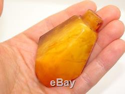Antique Natural Baltic Egg Yolk Butterscotch Amber 43.8 Grams