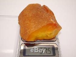 Antique Natural Baltic Egg Yolk Butterscotch Amber 57.5 Grams