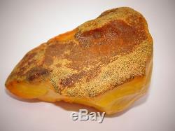 Antique Natural Baltic Egg Yolk Butterscotch Amber 57.9 Grams