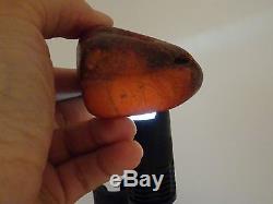 Antique Natural Baltic Egg Yolk Butterscotch Amber 84.3 Grams