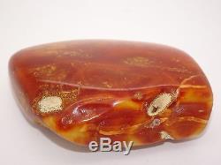 Antique Natural Baltic Unique Rare Color Amber 99.3 Grams