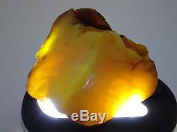 Antique Natural Egg Yolk Butterscotch Baltic Amber 84.2 Grams
