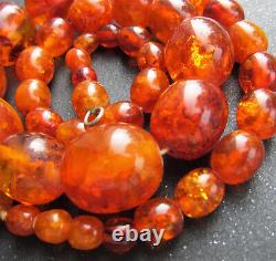 Antique Natural Germany Baltic Amber Necklace 41.3g