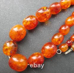 Antique Natural Germany Baltic Amber Necklace 41.3g