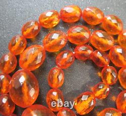 Antique Natural Germany Konigsberg Baltic Amber Necklace 23.1g