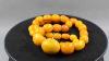 Antique Natural Round Beads Baltic Amber Necklace 45 5 Gr