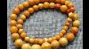 Antique Natural Round Beads Baltic Amber Necklace 50 8 Gr