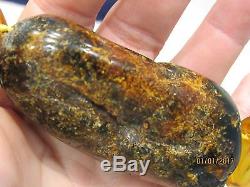 Antique, Old Natural Baltic Amber, Multi-color, Massive Necklace 224.7 Grams