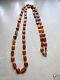 Antique Victorian Natural Baltic Amber Beads Necklace