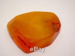 Antique Vintage Natural Baltic Egg Yolk Butterscotch Amber