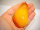 Antique Vintage Natural Baltic Egg Yolk Butterscotch Amber Pendant 34.8 Grams